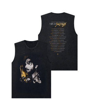 Manuel Carrasco - Camiseta Sin Mangas "Tour Salvaje" Negro Vintage - D2fy · Rocktud - Manuel Carrasco