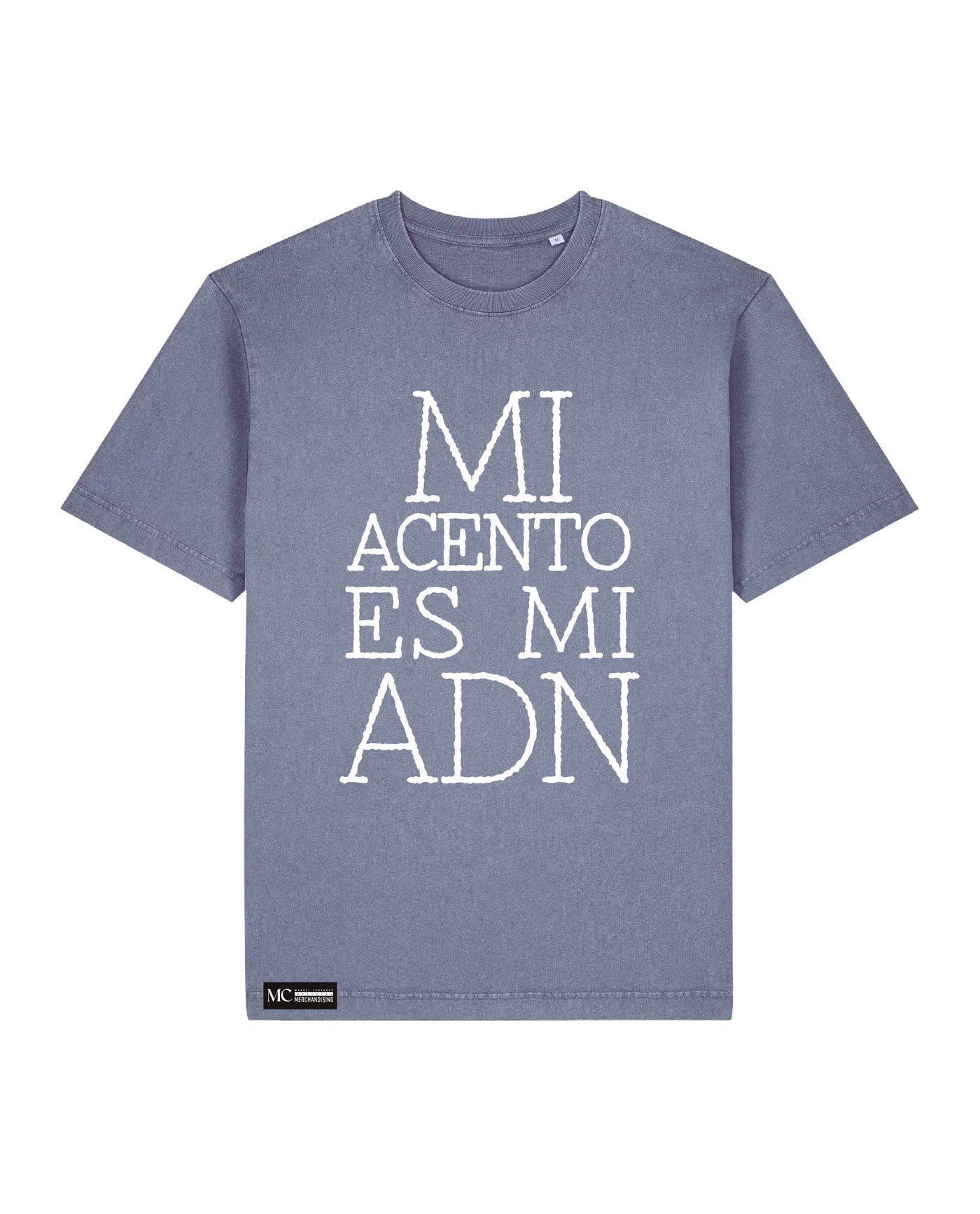 Manuel Carrasco - Camiseta Unisex "Mi Acento" Azul Vintage - D2fy - Direct To Fans - Manuel Carrasco