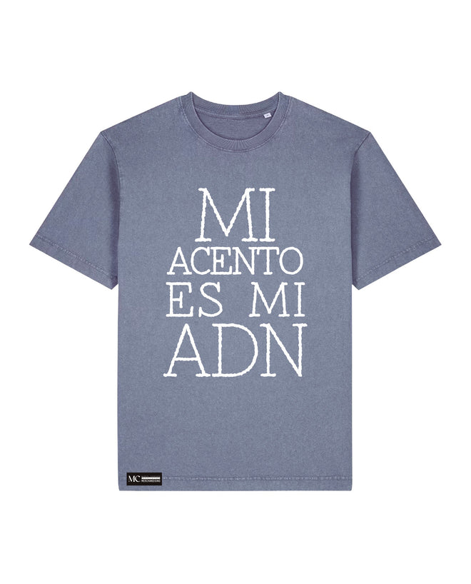 Manuel Carrasco - Camiseta Unisex "Mi Acento" Azul Vintage - D2fy - Direct To Fans - Manuel Carrasco