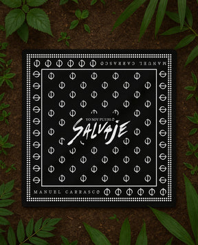 Manuel Carrasco - Pañuelo "Yo Soy Pueblo Salvaje" Negro - D2fy · Rocktud - Manuel Carrasco