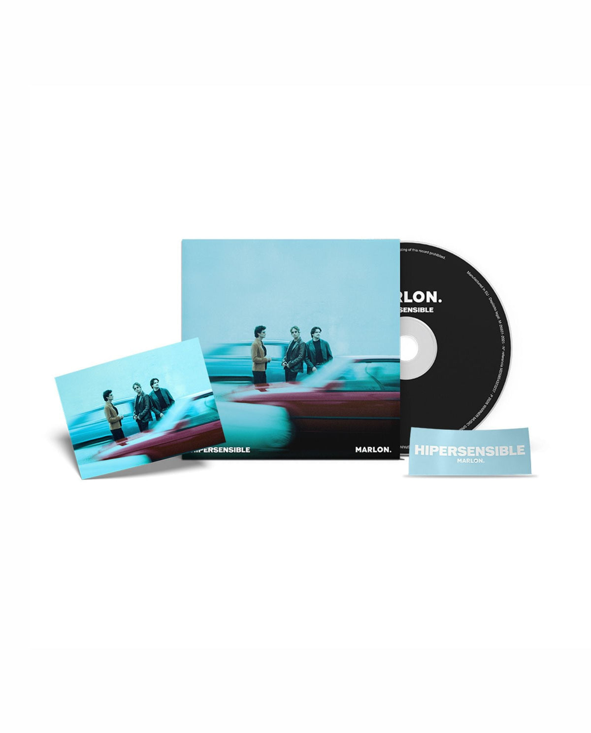 Marlon - CD+POSTAL FIRMADA "Hipersensible" - D2fy · Rocktud - D2fy