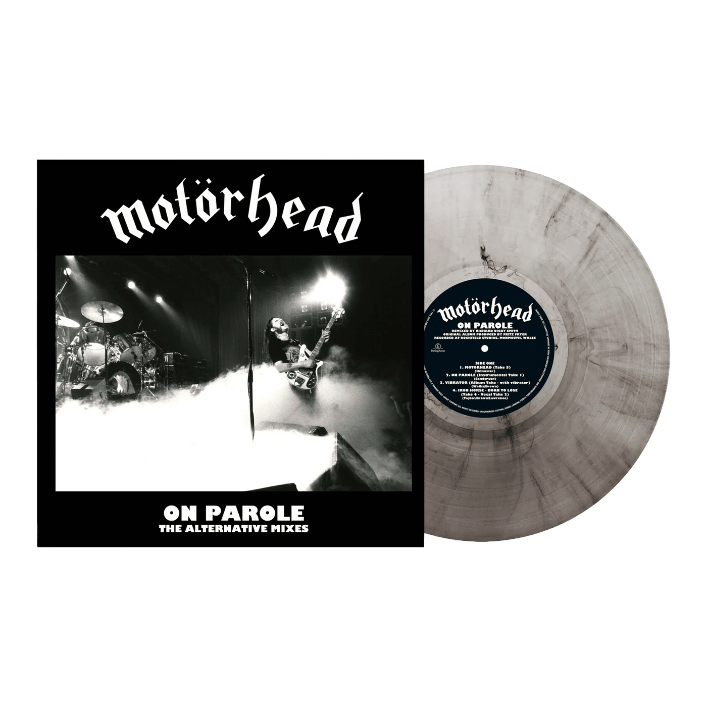 Motörhead - LP Vinilo Gris "On Parole - The Alternative Mixes" - D2fy - Direct To Fans - Motörhead