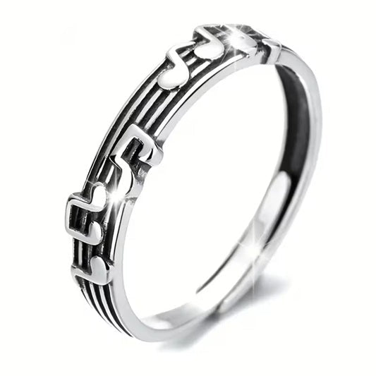 Music Legends - N647 Anillo "Notas Musicales" - D2fy - Direct To Fans - Music Legends
