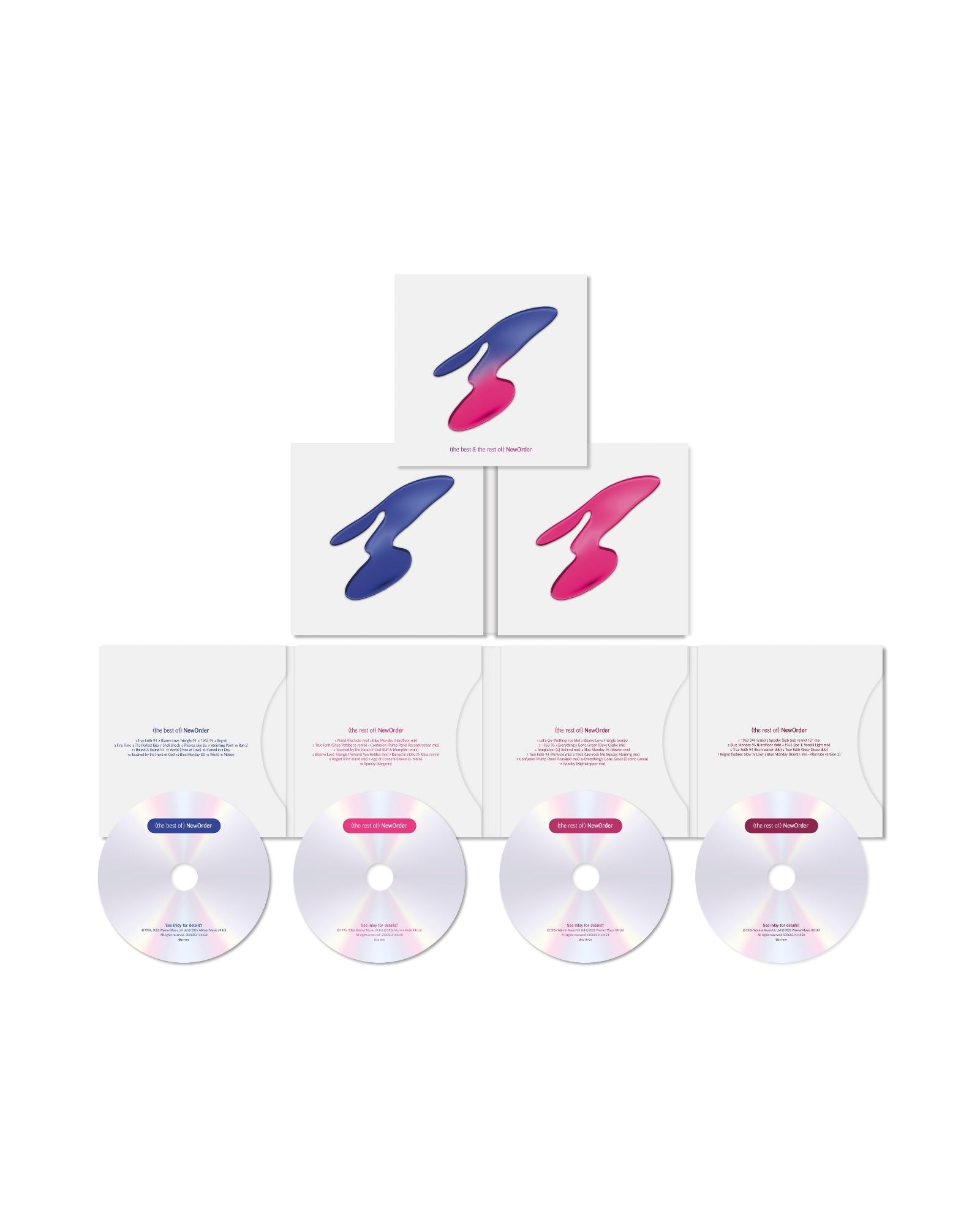New Order - 4CD Softpack "The Best Of & The Rest Of" - D2fy - Direct To Fans - D2fy