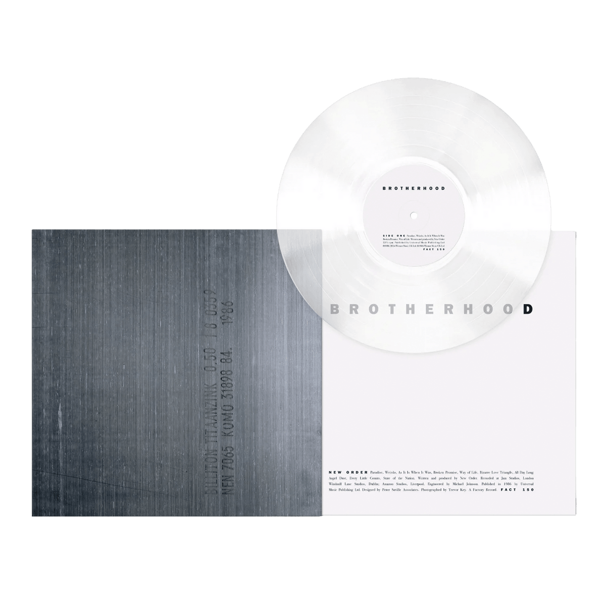 New Order - LP Vinilo Color Trasparente "Brotherhood" - D2fy - Direct To Fans - New Order