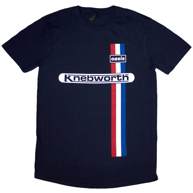 Oasis - Camiseta "Knebworth Vertical Stripe" Unisex - D2fy - Direct To Fans - Oasis