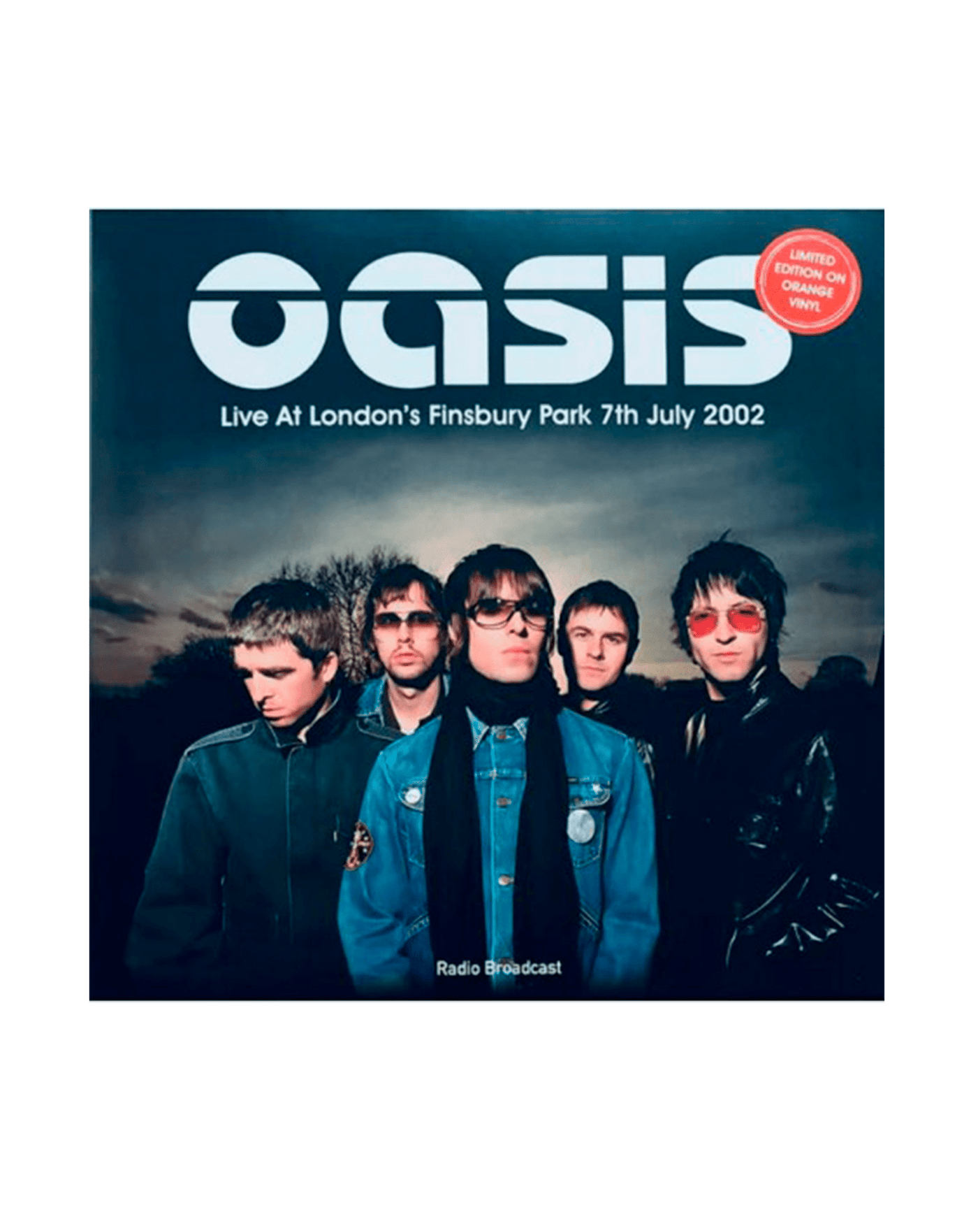 Oasis - LP Vinilo "Live at London's Finsbury Park 7th July 2002 - Radio Broadcast" - D2fy - Direct To Fans - D2fy