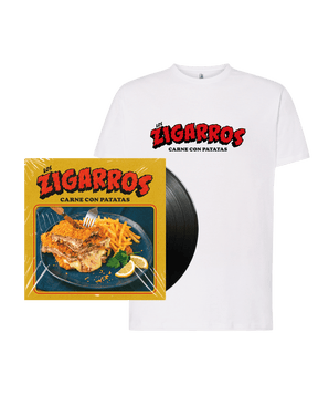 PACK Camiseta + LP Firmado + CD (Encartado) - D2fy - Direct To Fans - Los Zigarros