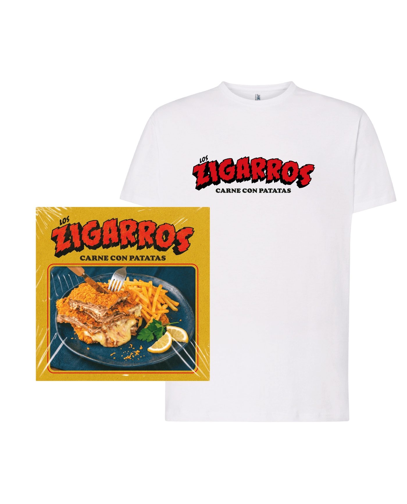 PACK CD Digipack Firmado + Camiseta - D2fy - Direct To Fans - Los Zigarros