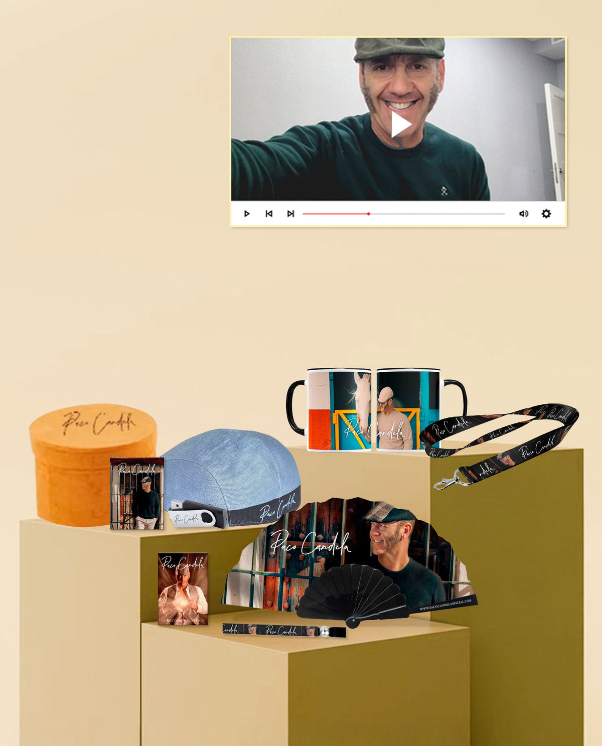 Paco Candela - Caja Deluxe Edición “Ratitos Buenos” + Video Saluda Personalizado - D2fy · Rocktud - Paco Candela