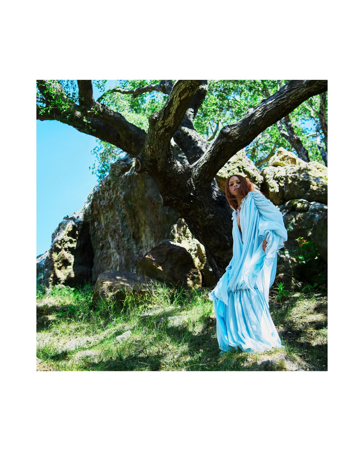 Ravyn Lenae - LP Vinilo Translucent Sky "Blue Island" - D2fy - Direct To Fans - D2fy