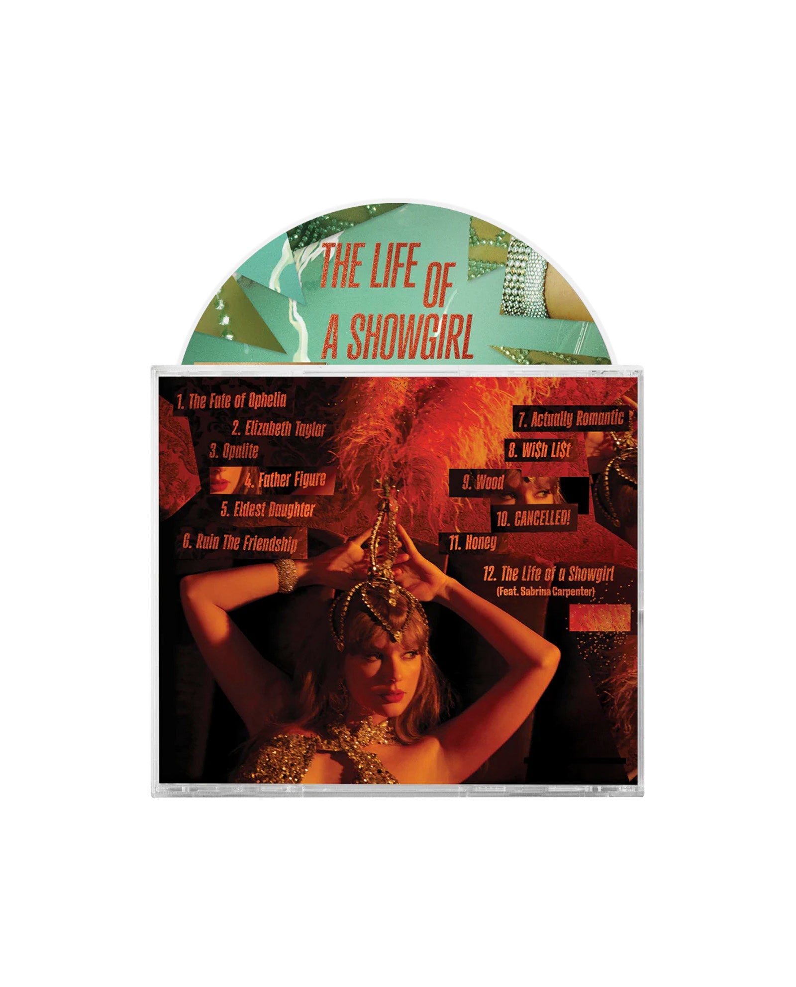 Taylor Swift - CD + POSTER "The Life Of A Showgirl" - D2fy · Rocktud - D2fy
