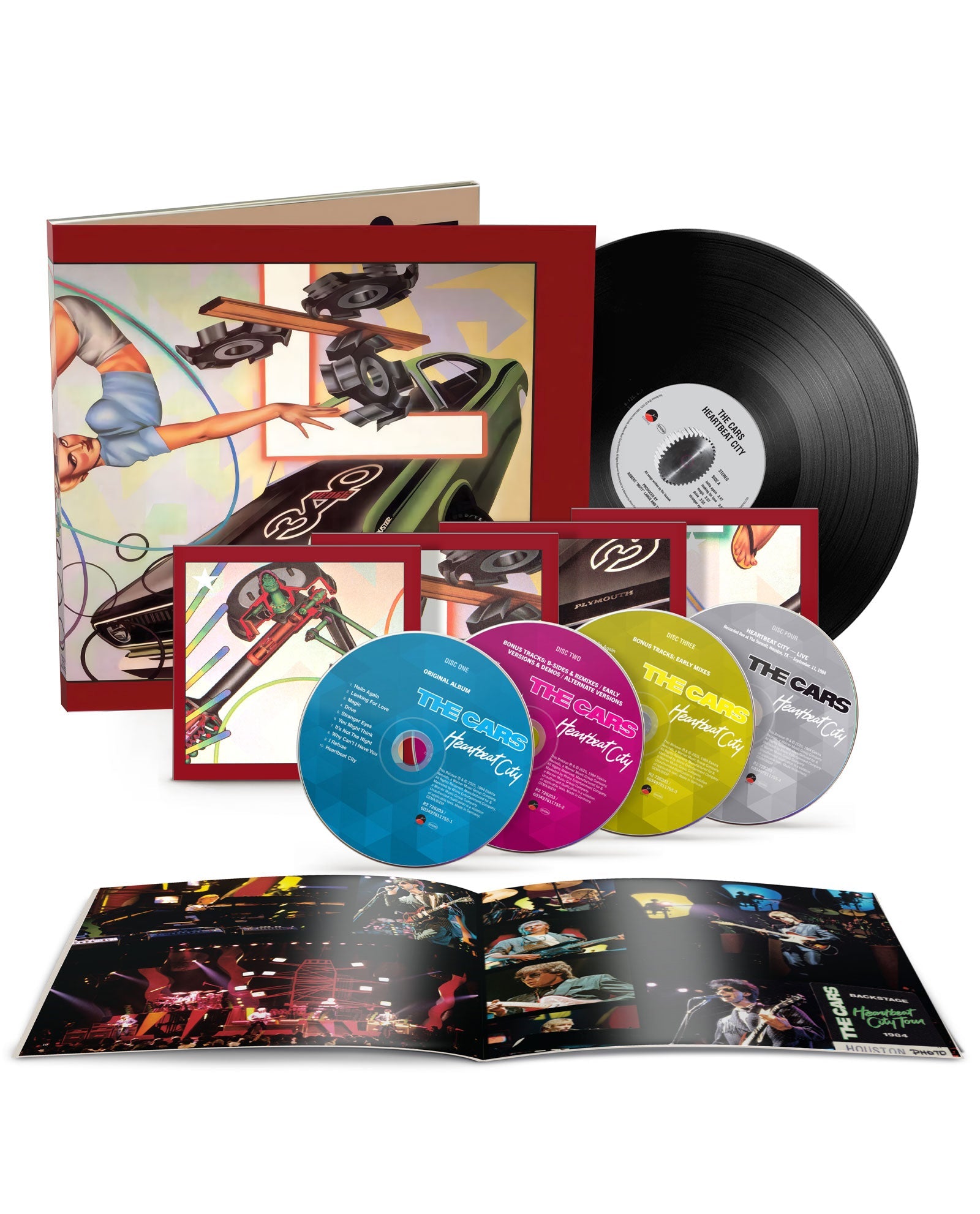 The Cars - Box LP Vinilo + 4CD "Heartbeat City" Edición Limitada - D2fy · Rocktud - Rocktud