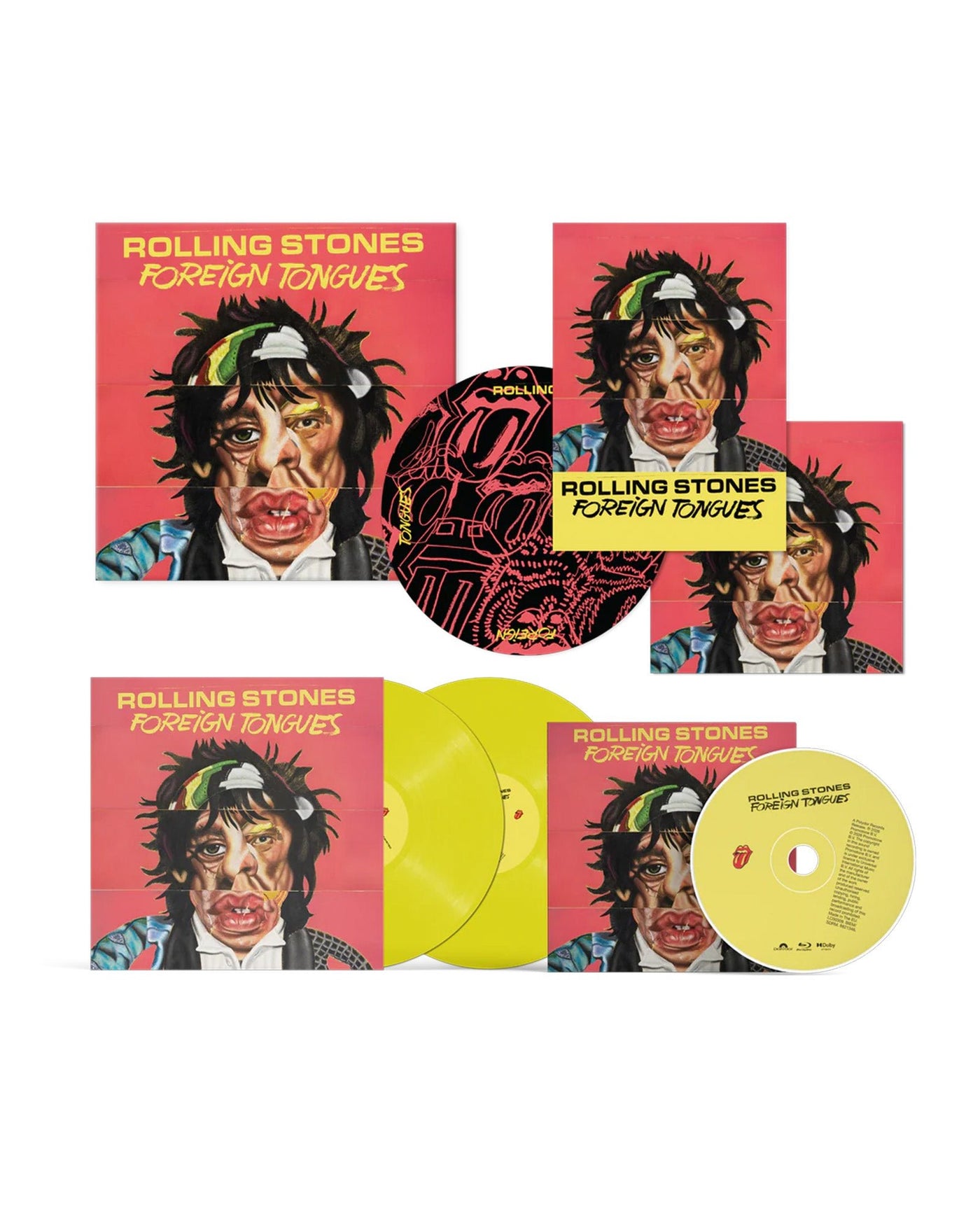 The Rolling Stones - 2LP Vinilo + 1BD "Foreign Tongues" Edición Color Amarillo Boxset - D2fy - Direct To Fans - D2fy