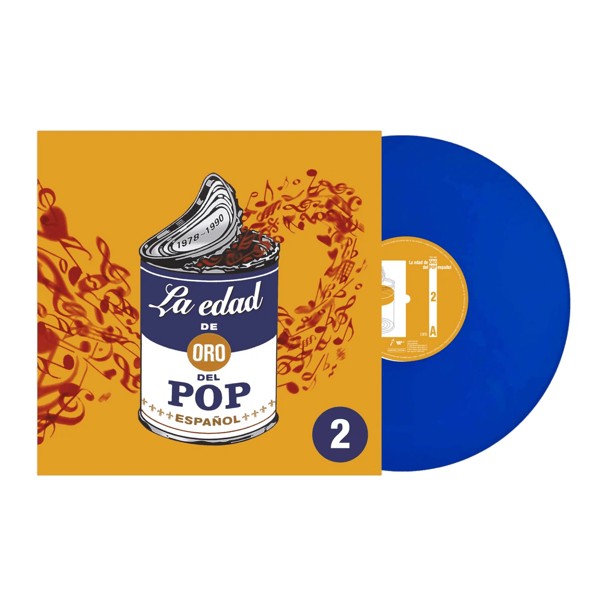 Varios Artistas - LP Vinilo Color Azul "La Edad de Oro del Pop Español Vol. 2" - D2fy - Direct To Fans - Varios Artistas