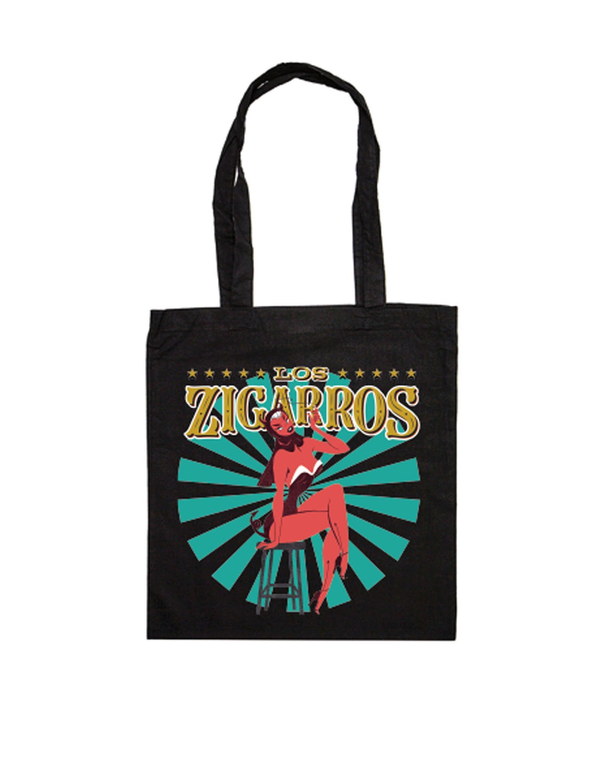 Bolsa Tela "Demonia" Negra - Los Zigarros - Rocktud - Los Zigarros