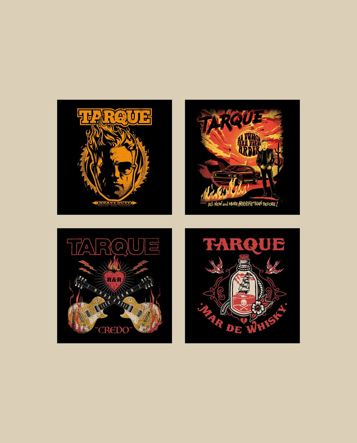 Pack de pegatinas Tarque "Vol.2" - D2fy · Rocktud - Tarque