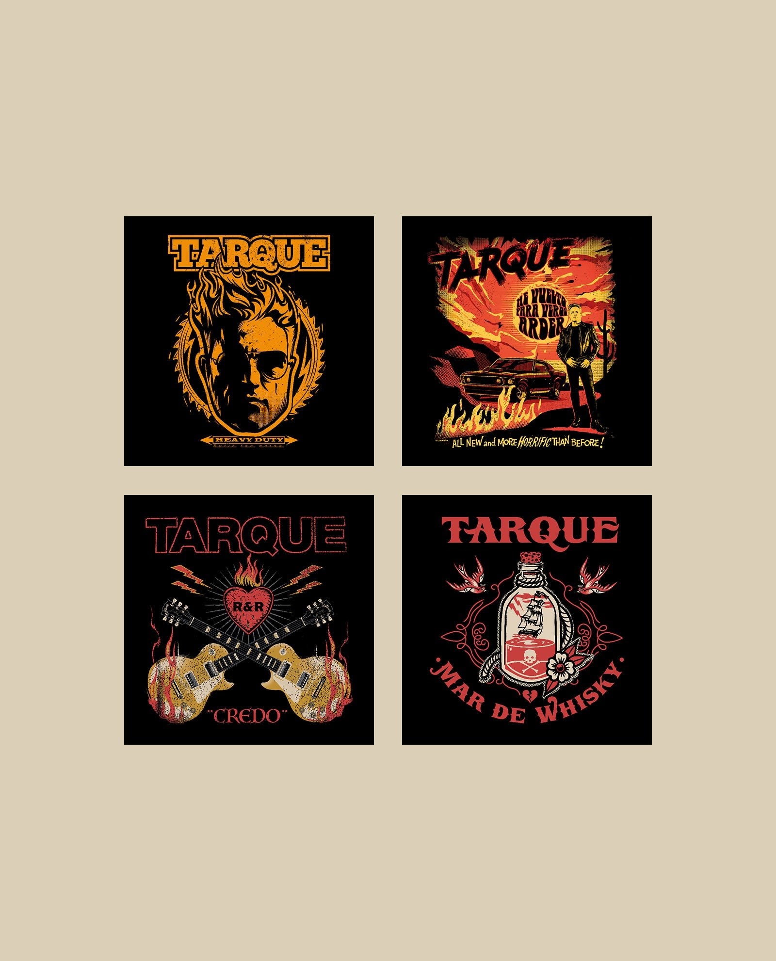 Pack de pegatinas Tarque "Vol.2" - D2fy · Rocktud - Tarque