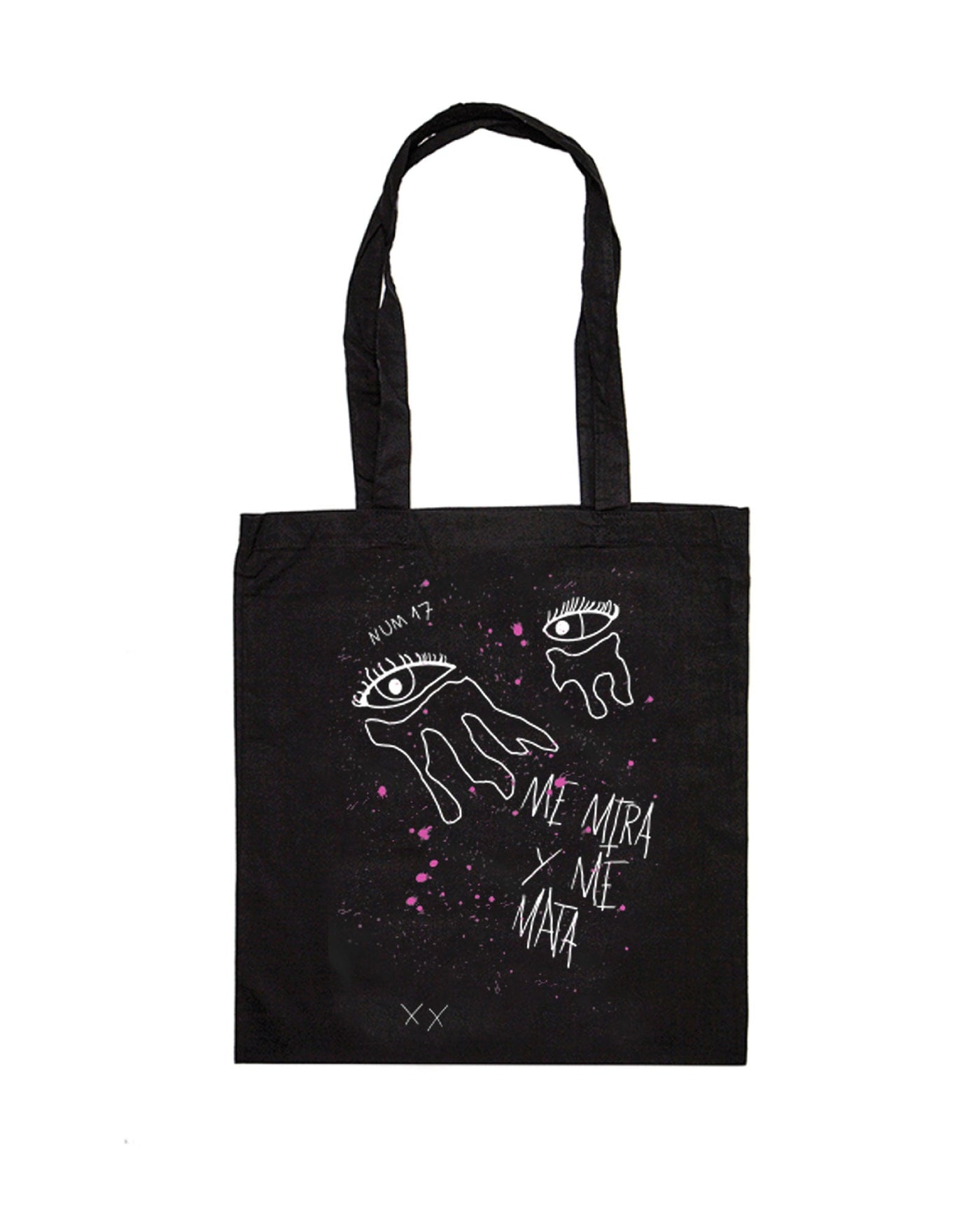 Tote Bag "Ojos" Negra - Miren - Rocktud - Miren